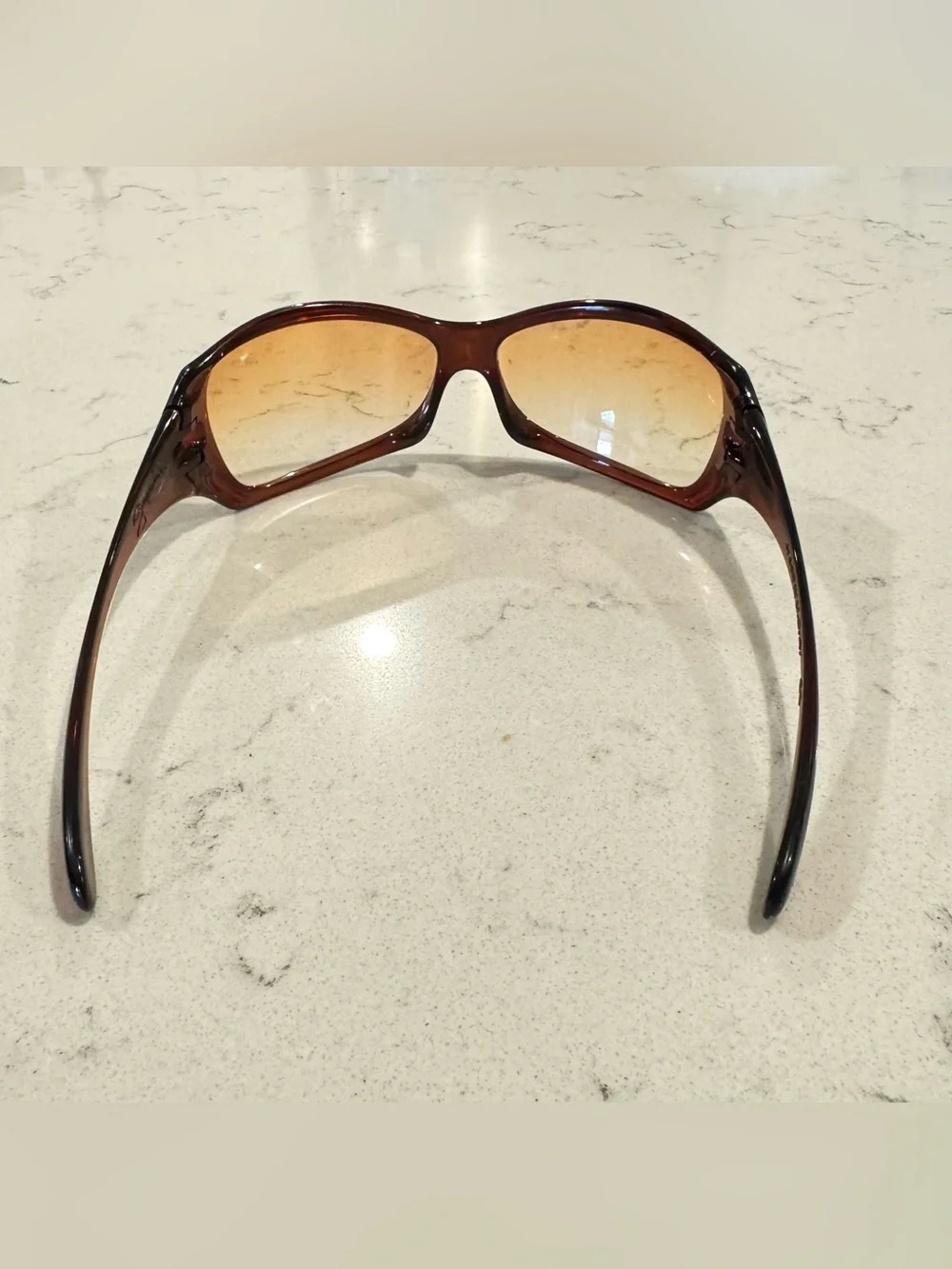 Vintage Oakley Women’s Grapevine Rust Brown Frame Gradient Lenses Y2K